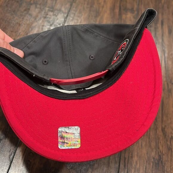 San Francisco 49ers 3d Logo NFL Football Hat Gray New Era Snapback Snap 9FIFTY - Picture 4 of 7